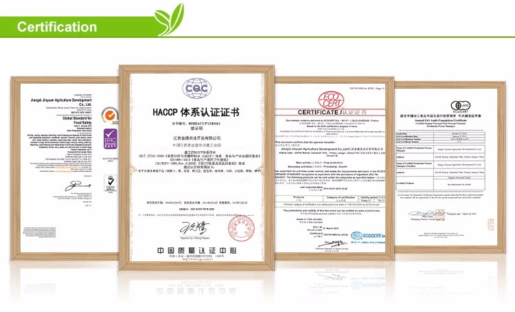 XMSDfood fresh garlic certification support reference