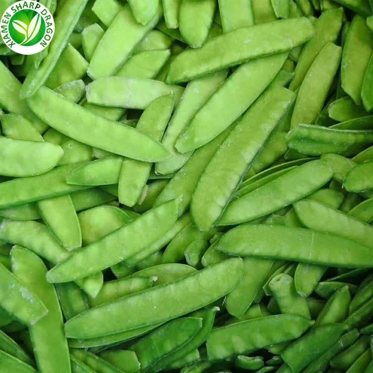 freezing snow peas for mixed frozen vegetable supply
