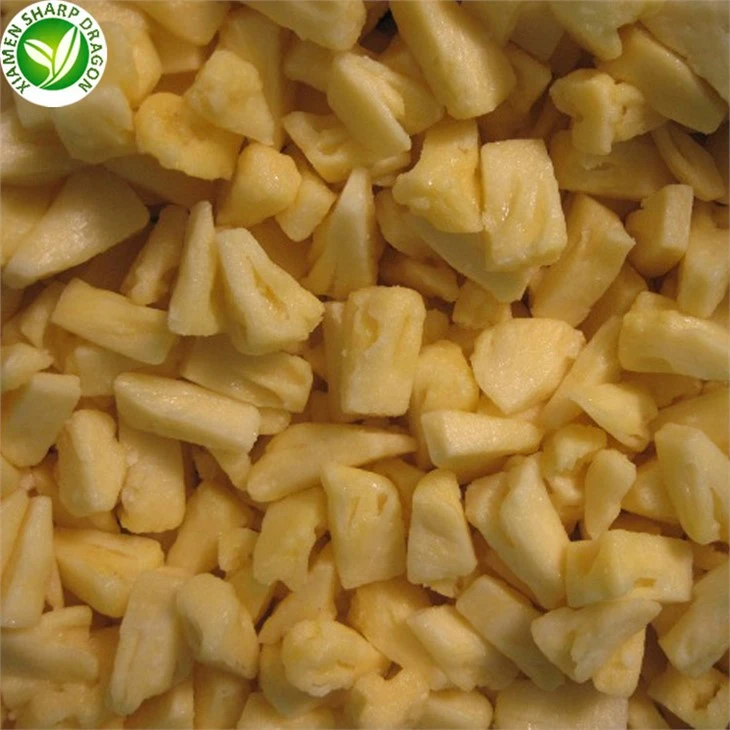 IQF Frozen Pineapples Dice Chunks